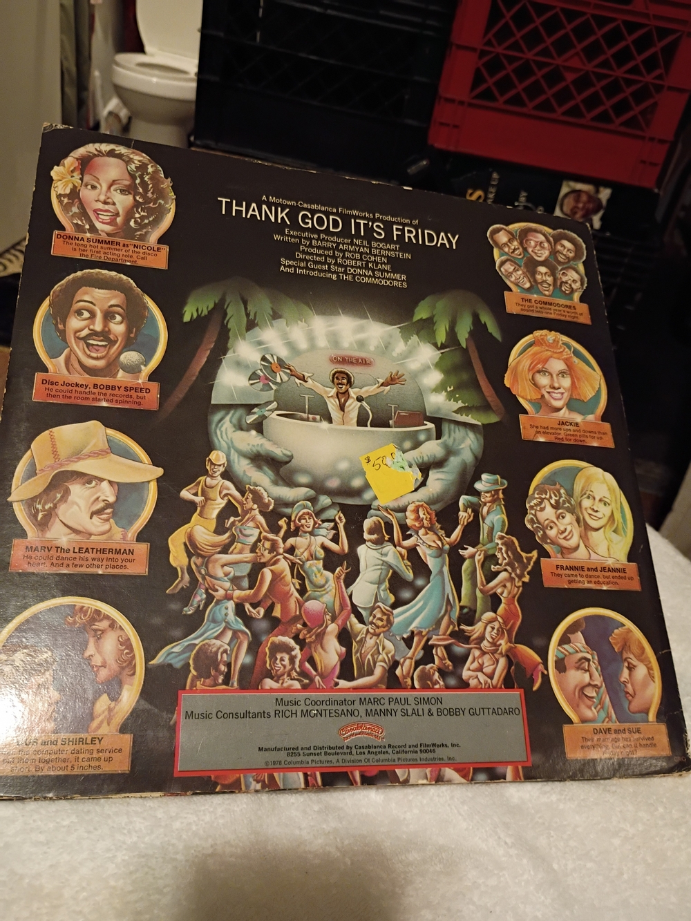 Thank God It's Friday Vinyl Album - Black Cover Art 2 Albums. - Picture 2 of 7
